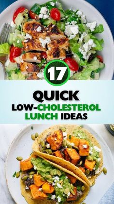 17+ Low-Cholesterol Lunch Recipes To Save Your Heart. Low Cholesterol Meals, Low Cholesterol Snacks, Cholesterol Meals, Lower Ldl