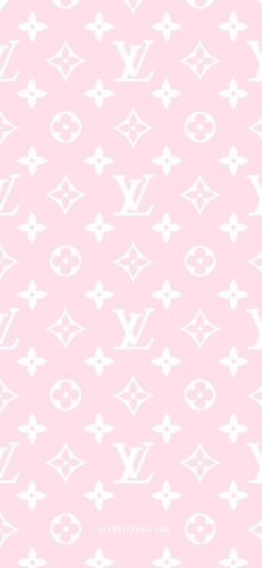 louis vuitton wallpaper in pink and white