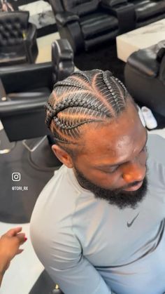 Men Hairstyles Cornrows, Blond Cornrows Men, Braids Men Cornrows, Styles For Cornrows, Men In Cornrows, Men Braids Cornrows, Braided Hairstyles On Men, Stitch Braid Styles For Men, Canerows Men