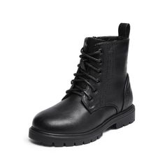 Dream Pairs Boys Girls Side Zipper Combat Ankle Boots Kids School Ankle Boots KBO211 BLACK/PU Size 7 Toddler. The smooth leather upper makes the boots easy to clean, and it is water-resistant. Gender: unisex. Boots For Boys, Girls Fall Boots, Girls Chelsea Boots, Boys Ankle Boots, Biker Boots Outfit, Girls Combat Boots, Kids Ankle Boots, Black Biker Boots, Girls Ankle Boots