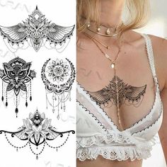 women's bra top with lace trimming and tassels on the chest