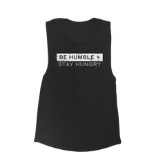 Inspired by those who put their ego aside and led by example. Because we should all remember to be humble in our successes, and let our achievements act as the motivation to stay hungry. To all the go-getters, risk-takers, and challenge-seekers: we want you to know that we’re with you every step of the way. Let our Be Humble Tank serve as a reminder that those who grind in silence are the ones who will surprise us all. This Muscle Tank is soft, lightweight, and form-fitting with a flattering cut Grind In Silence, Stay Hungry, Womens Muscle Tank, Be Humble, Lead By Example, Risk Taker, Go Getter, Muscle Tank, Muscle Tanks