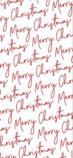 a handwritten christmas card with red ink