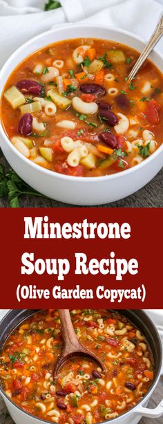 minestone soup recipe with olive garden copycat