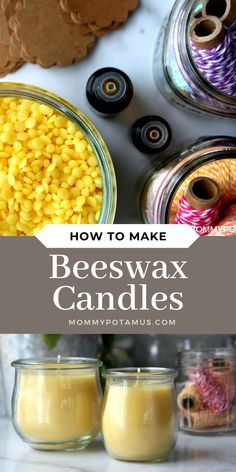 beeswax candles are the best way to make homemade beeswax candle wax