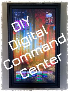 a digital commander with the words diy digital commander over it's image