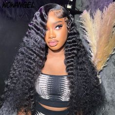 Purchase Info Shipping>>Express Shipping Worldwide Delivery time>> USA/UK (3-5 Bdays), others (5-8 Bdays) Payment>> Klarna, Debit/Credit Card, PayPal Handling time>> 2-4 Working Days after Payment Returns>> 30 Days Money-Back Guarantee Free Gifts>>Gifts Packs More Details Hair Material 100% virgin remy hair Model Length 26 inches Model Density 250% Hair Color Nature black Texture Deep Wave Lace wowangel HD Lace Lace Area 13x4 full lace frontal Straps Adjustable Wig Comb 4 combs inside Hairline P Lace Wigs Styles, Lace Closure Hairstyles, Full Lace Frontal, Long Human Hair Wigs, Silver Grey Hair, Full Frontal, Remy Human Hair Wigs, Raw Hair, Brown Hair With Highlights