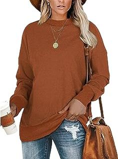 Tunic Tops For Leggings, Sweatshirts For Women, Shirt Tunic Top, Round Neck Shirt, Round Neck Sweatshirts, Plus Size Shirts