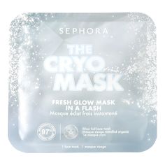 DET ÄR DAGS ATT DELA! Dyk in i den isiga upplevelsen med vår CRYO-mask och få en lyster som aldrig förr! På bara 10 minuter ger du din hud omedelbar fräschhet och en strålande lyster. - Struktur: mask - Behov: lyster. - Hudtyp: normal, torr - Aktiva ingredienser: Uppfriskande mentol och återfuktande hyaluronsyra.NJUT AV FÖRDELARNA MED KYLAN Vår SEPHORA COLLECTION CRYO Ansiktsmask består av 97 % naturliga ingredienser. Masken är berikad med mentol och förbättrar hudens utseende med en fräsch känsla. Den efterlämnar omedelbart en fräsch effekt på ansiktet, vitaliserar och stärker huden.GÖR DIN HUD LIKA STRÅLANDE SOM DU Förbättra din lyster och återställ huden med vår CRYO-mask. På bara 10 minuter blir de återfuktande och utmattningshämmande effekterna släta, ljusa upp och minskar tecken på h Cooling Face Mask, Radiance Skin, Sephora Face Mask, Brightening Face Mask, Sephora Skin Care, Glow Mask, Body Mask, Fresh Fragrance, Sephora Beauty