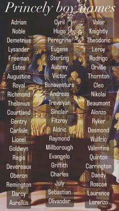 the prince's names are displayed in this poster