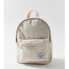 Brand New With Tag. No Flaws Or Wear. The Original Backpack Made Mini. The Herschel Classic Mini Backpack Is A Simple Design, Sized Down For Essentials-Only Days In The City. Made Of Lightweight But Sturdy Canvas With Zippered Closures, Adjustable Slim Shoulder Straps And A Front Pocket. Content + Care - 100% Polyester - Spot Clean - Imported Classic Beige Backpack For School, Classic Beige School Backpack, Beige Bag For Everyday And Back To School, Classic Everyday Bags For Back To School, Beige Everyday Bag For Back To School, Beige Back To School Bags, Cream Everyday Bag For Back To School, Converse Backpack, Backpack Ideas