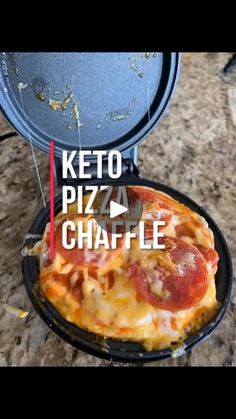 25K views · 173 reactions | Personal Pan Pizza 🍕!  Keto and gluten free - this recipe is perfect for lunch!  Recipe on our blog:  www.simplefunketo.com/blog/pizzachaffle If you don’t have a Dash griddle, you’re going to want to buy one!  #pizzachaffle #ketopizza #pizzarecipe #simplefunketo #glutenfreepizza #ketodad #easyketorecipes #lowcarbrecipes #ketolunch #highprotienlowcarb | The Keto Dad