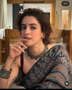 Sanya Malhotra Lehenga, Sanaya Malhotra, Traditional Aesthetic, Sanya Malhotra, Saree Wearing, Trendy Outfits Indian, Saree Poses