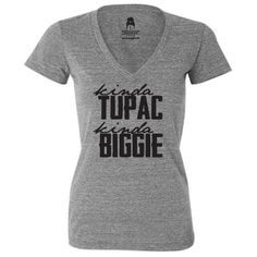 Pac & Big V-Neck T-Shirt 2Pac 90 S 90S Biggie Gangster Rap Hip Hop Kinda Notorious Tupac V Neck Vneck One Messy Bun Heavily Meditated Shirt, Gangster Rap, Feminist Shirt, Yoga Tshirt, Easy Yoga, Inspirational Shirt, Yoga Shirts, Messy Bun, Trendy Tops