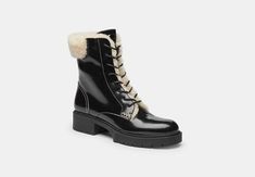 Leighton Bootie | COACH Coach Bootie, Winter Look Book, Large Wallet, Signature Hardware, Small Leather Goods, Military Fashion, Shoe Game, Boot Shoes Women, Winter Wardrobe