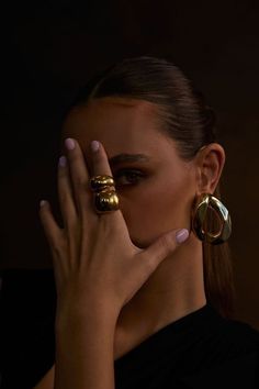 Chunky Ring, Chunky Rings, Jewelry Model, Jewelry Lookbook