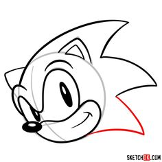 how to draw sonic from sonic the hedgehog