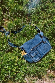 BDG Denim Messenger Bag | Urban Outfitters Denim Messenger Bag, Stylish School Bags, Mini Messenger Bag, Denim Purse, Everyday Tote, Cross Bag, Backpack Bags, Inside Pocket, Color Coding