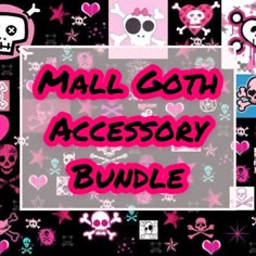 This Mall Goth accessory bundle comes with lots of cute jewelry✨ Mini Bundle comes with 5+ accessories including... Bangles Earrings Bracelets Scrunchies Chokers Rings Hair Clips Or Hair ties Small Bundle comes with 10+ accessories including... Bangles Necklaces Earrings Bracelets Anklets Rings Scrunchies Chokers Hair clips Or Hair ties Big Bundle comes with 20+ accessories including... Bangles Necklaces Earrings Bracelets Anklets Rings Chokers Scrunchies Hair clips Hair ties Or Chains Goth Accessories, Mystery Box, Cute Cards, Pink Stripes, Starter Kit, Green Stripes, Barrettes, Cute Jewelry