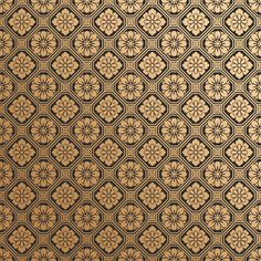 a brown and black wallpaper with an intricate design