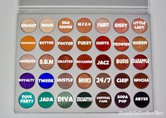 Shadow Names, Eyeshadow Names, Fall Eyeshadow Looks, Pretty Tips, Pink Eyeshadow Look, Blue Eyeshadow Looks, Morphe Eyeshadow, Makeup Business, Expensive Makeup