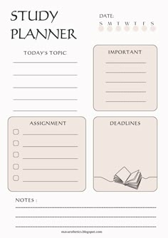 Free Study Planner / Student Planner groceryplanner #pocketplanner #dailyplannerideas💥 Aesthetic Daily Routine Planner, Free Study Planner, Good Notes Daily Planner, Pagan Planner, Study Planning, Daily Planner Book, Student Weekly Planner, Samsung Notes