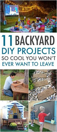 backyard diy projects that are so cool you won't even want to leave