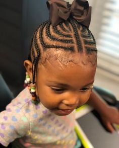 Toddler Braided Hairstyles, Toddler Braids, Trendy We Fryzurach, Hairstyles Girl, Kid Braid Styles, Toddler Hairstyles, Toddler Hairstyles Girl, Natural Hairstyles For Kids