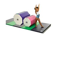 Gymnastics Octagon Mats 40 W x 40 L Backyard Parkour, Gymnast Room, Cheer Training, Crossfit Garage Gym, Ballet Equipment, Cheer Mats, Gymnastics Equipment For Home, School Kids Activities, Tumbling Gymnastics