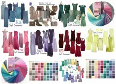 Green For Soft Summer, Soft Summer Ethereal, Mute Summer Colour Pallete, Elemental Colour Soft Summer, Soft Summer Outfits Inspiration Classy, Fair Soft Summer, Soft Summer Business Casual, Soft Summer Purple, Soft Summer Patterns