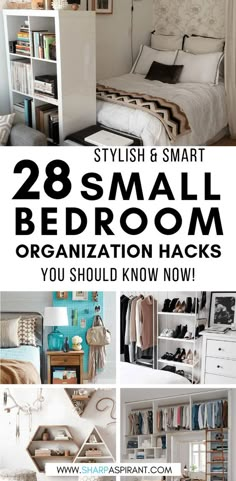 small bedroom organization hacks that you should know how to use them in your home