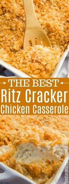 the best ritz cracker chicken casserole recipe