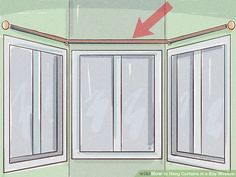 an open window showing how to measure the height and width of the windows in this room