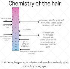 The pH of hair is naturally and needs to stay within this in order to stay healthy. Are you unnecessary damaging your hair? Ph Scale, Maria Martin, Low Porosity, Cosmetic Injectables, Dermatological Skin Care, Dull Hair, Hair Brands, Natural Branding