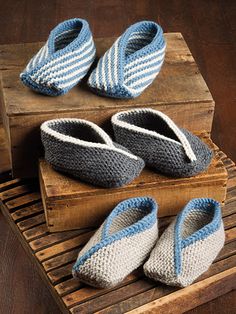 ANNIE'S SIGNATURE DESIGNS: Adult Tiptoe Slippers Knit Pattern is a best seller! Order and start stitching today. Easy Weekend Projects, Annie's Crochet, Knit Slippers, Easy Knit, Knitting Books, Knitted Slippers, Crochet Books, Crochet Shoes, Baby Boots