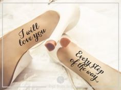 two women's legs with writing on them and the words i will love you