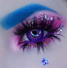 Purple Contacts, Make Up Designs, Gijinka Pokemon, Galaxy Makeup, Cute Eye Makeup, Catty Noir, Eye Makeup Designs, Makeup Eyes