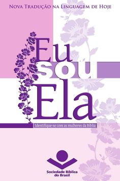 the front cover of a book with flowers in purple, pink and white stripes on it