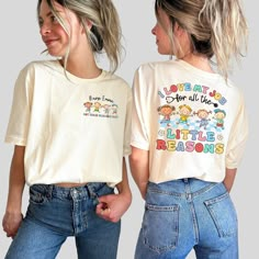 "Personalized School Nurse Shirts, I Love my Job For All Little Reasons, PreK Elementary School Nurse Appreciation Gift,Custom Back To School Welcome to Macievision Shop! I am so happy to see you here. HOW TO ORDER 1. Select the shirt 𝗦𝘁𝘆𝗹𝗲 2. Select the 𝗦𝗶𝘇𝗲 3. Select the shirt color 4. Select the quantity, 5. Click 𝗔𝗗𝗗 𝗧𝗢 𝗖𝗔𝗥𝗧. If you want to buy more than one, please go back to the listing and repeat the steps. \"If you have any question, please send us a message.\" BRAND If you want a specific brand, please send us a message right after you place the order. Otherwise, we will send you the t-shirt according to what we have in stock. SIZE CHART We suggest you choose the size you usually wear. They are true to size. CARE INSTRUCTIONS Turn the sweatshirt inside out before School Nurse Shirts, School Nurse Appreciation Gifts, School Nurse Appreciation, School Nurse Office Decorations, Substitute Binder, School Nurse Office, Nurse Shirts, Nurse Appreciation Gifts, I Love My Job