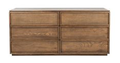 an image of a wooden dresser with drawers