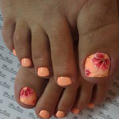 Best Toe Nail Color, Pedicure Designs Toenails, Gel Pedicure, Pedicure Nail Designs, French Pedicure, Pedicure Ideas, Pedicure Colors, Gel Toe Nails, Nagellack Trends