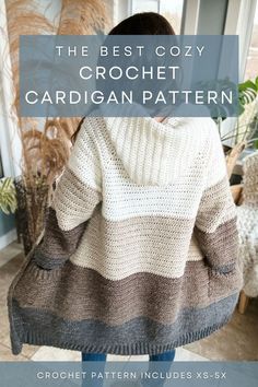 the best cozy crochet cardigan pattern for beginners to knit is in this article