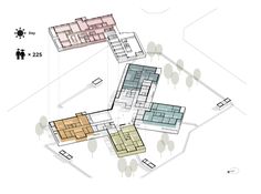 the floor plan for an apartment complex