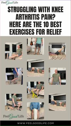 Knee arthritis pain can be challenging, but relief is achievable! Introducing 10 of the best exercises designed to reduce discomfort and enhance joint flexibility. Tailored for all fitness levels, these movements offer a blend of gentle stretches and muscle-strengthening techniques. Don't let arthritis keep you from moving comfortably. Dive in to find your path to a more agile, pain-free life! #KneeArthritis #PainRelief #TopExercises #JointFlexibility #GentleStretches Gentle Stretches, Knee Pain Relief Remedies, Knee Health, Knee Strengthening Exercises, Knee Pain Exercises, Pain Relief Remedies, Lower Back Pain Exercises, Knee Exercises, Knee Pain Relief