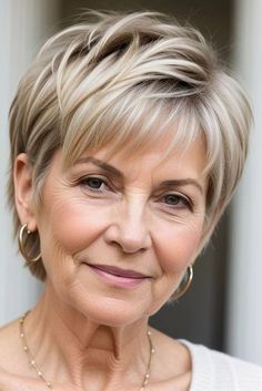 17+ Trending Hairstyles Woman Over 60 in 2025 9 Short Haircuts Ideas, 3 Hairstyles, Choppy Bob Hairstyles For Fine Hair, Hair Contouring, Haircuts Ideas, Face Shape Hairstyles, Grey Hair Styles For Women, Natural Gray Hair, Hair Haircuts