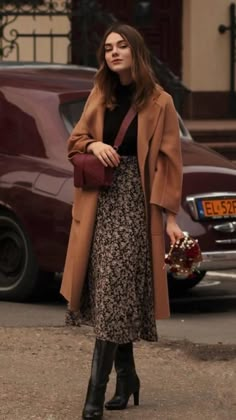 Chique Outfit, Modest Fashion Outfits, Winter Fashion Outfits, Looks Vintage, Trench Coats