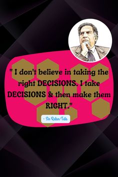 " I don't believe in taking the right decisions...." |Golden words by Sir Ratan Naval Tata🌼🌼
#inspiration#words#quotations#global#icon#Ratantata Contribution Illustration, Inspiration Words, Pure Soul, Heart Words, Golden Heart