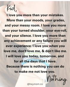 Carol Moore, I Will Love You, Dont Love Me, Parenting Teenagers, Mom Life Quotes, Son Quotes