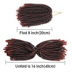 Hair titel 8 inch Spring Twist Hair 15 Strands/Pack Ombre Spring Twist Crochet Hair Curly Twist for Women Weight 60g/pack Hair Strands 15 strands/pack Material Grade High Temperature Fiber Hair Color 1B# ;2# ;1B/27#;1B/30#;1B/350#;30#;350#;27#;613#,53#,1BBLUE#,36# Advantage Lightweight; Tangle-free; Shedding-free; No s #twistbraids Ombre Spring Twist, Crochet Hair Curly, Curly Twist, Spring Twist Hair, Spring Twists, Curly Bob Wigs, Virgin Hair Bundles, Tie For Women, Bob Lace Front Wigs