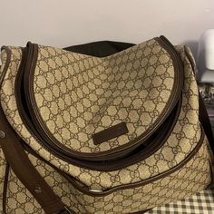 Very Good Condition. Slight Wearing At The Bottom On The Leather Trim. Comes With The Changing Pad. Louis Vuitton Diaper Bag, Gucci Diaper Bag, Changing Pad, Leather Trim, Leather Trims, Diaper Bag, Limited Time, Louis Vuitton, Trim